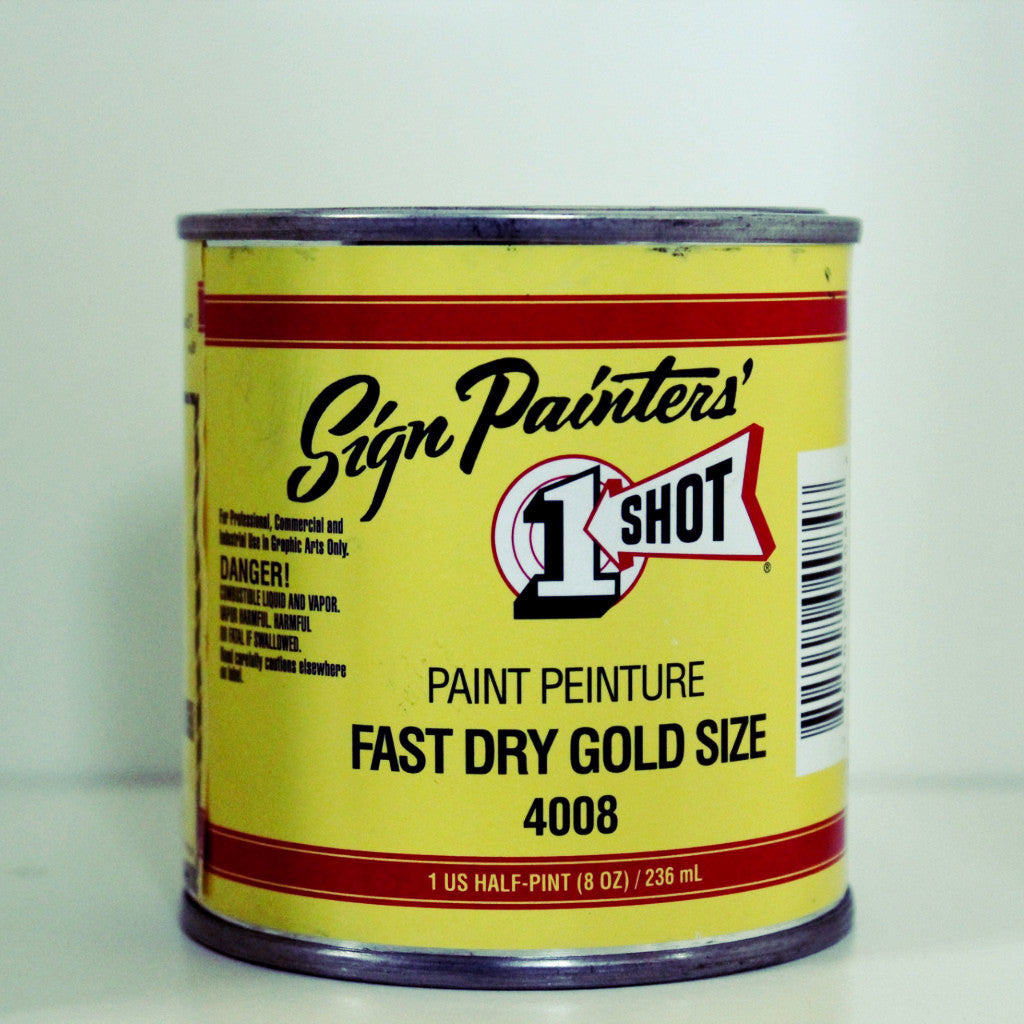 1 Shot Fast Dry Gold Size 4008 /236ml